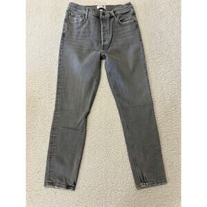 Agolde Womens Nico High Rise Slim Denim Jeans Size 28